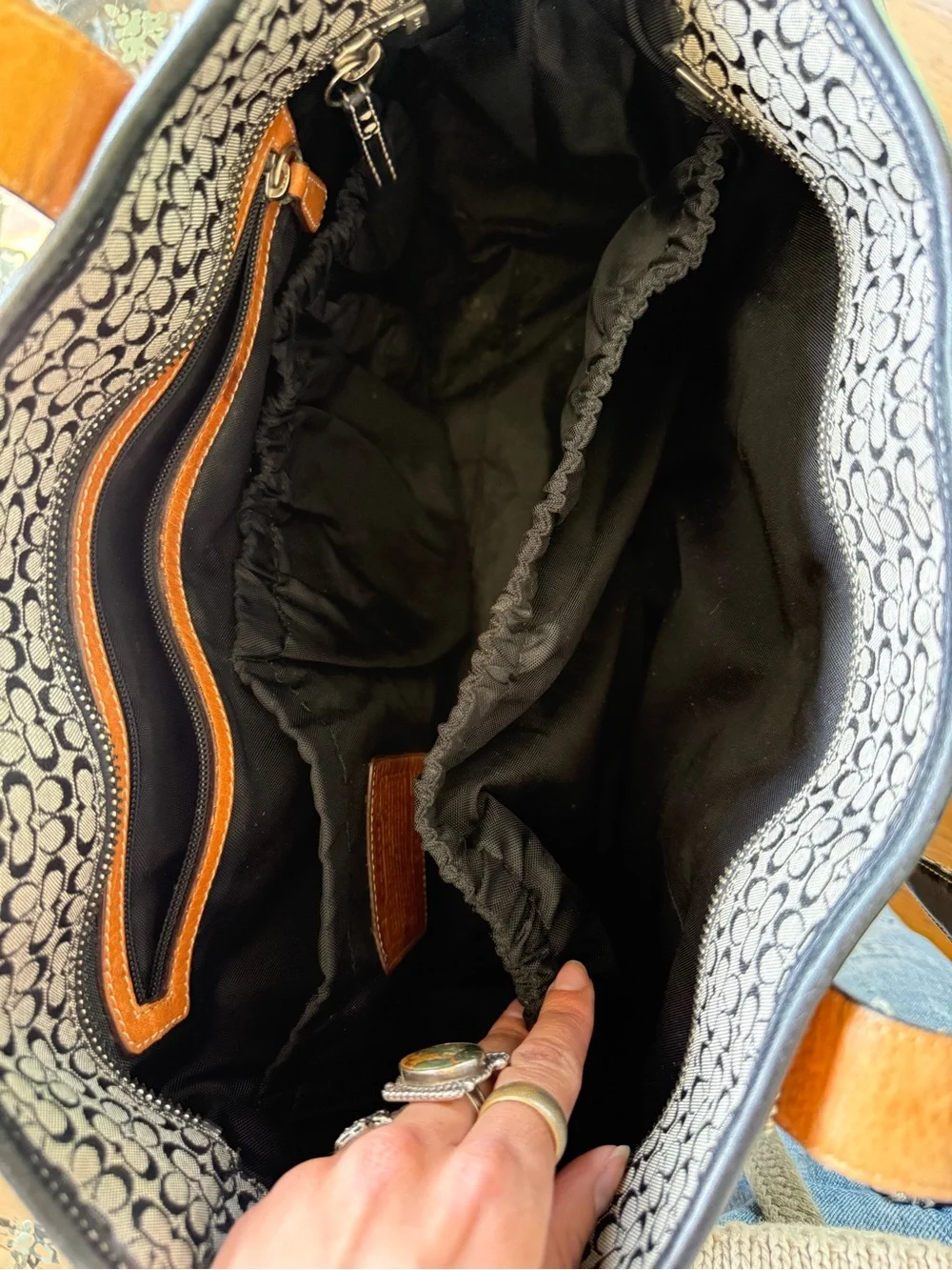 Vintage Coach large diaper bag